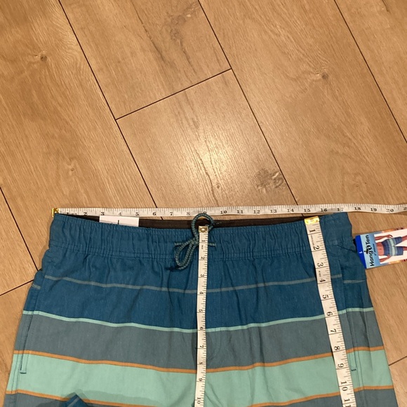 Hand Ten Green Swim Trunks For Men Size L - Picture 12 of 16